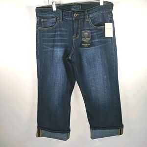 NWT Lucky Brand Easy Rider Crop jeans